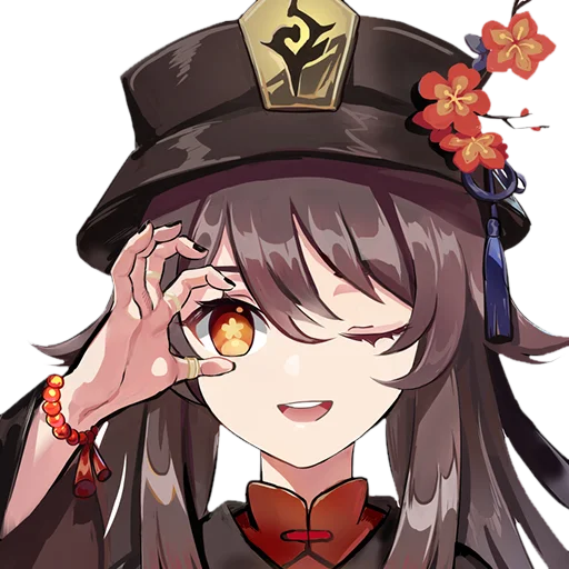 😉 Стикер «hu tao waifu» для Telegram