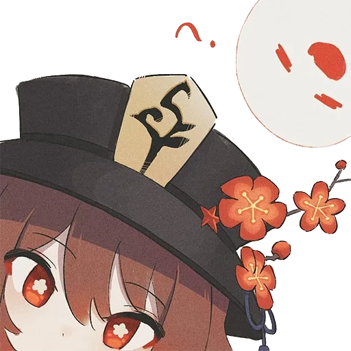 🤔 Стикер «hu tao waifu» для Telegram