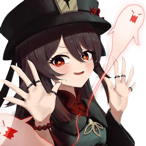 😏 Стикер «hu tao waifu» для Telegram