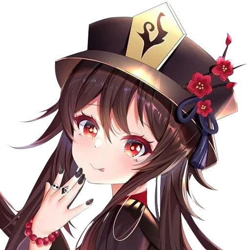 😋 Стикер «hu tao waifu» для Telegram