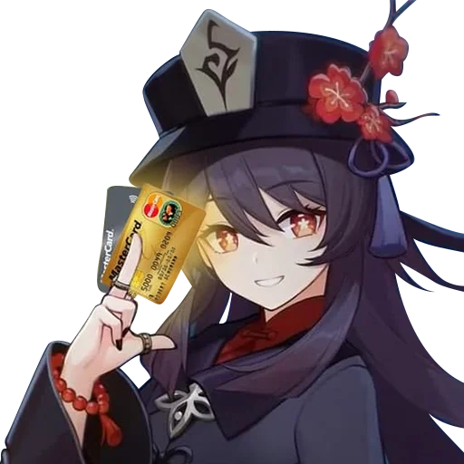 💵 Стикер «hu tao waifu» для Telegram
