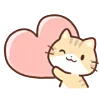 Стикер 39 Huwa Cat ੭ 