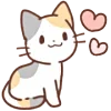 Стикер 21 Huwa Cat ੭ 