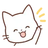 Стикер 9 Huwa Cat ੭ 