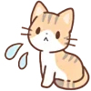 Стикер 24 Huwa Cat ੭ 