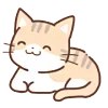 Стикер 12 Huwa Cat ੭ 