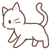 Стикер 20 Huwa Cat ੭ 