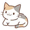 Стикер 11 Huwa Cat ੭ 