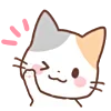 Стикер 5 Huwa Cat ੭ 