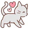 Стикер 19 Huwa Cat ੭ 