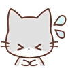 Стикер 10 Huwa Cat ੭ 