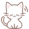 Стикер 18 Huwa Cat ੭ 