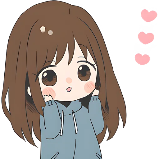 🥰 Стикер «Хвостик тян» для Telegram