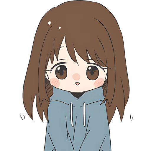 😌 Стикер «Хвостик тян» для Telegram