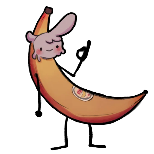 🍌 Стикер «Майншилд (коллаб художников)» для Telegram