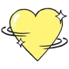 Стикер 10 Yellow #color #yellow #cute