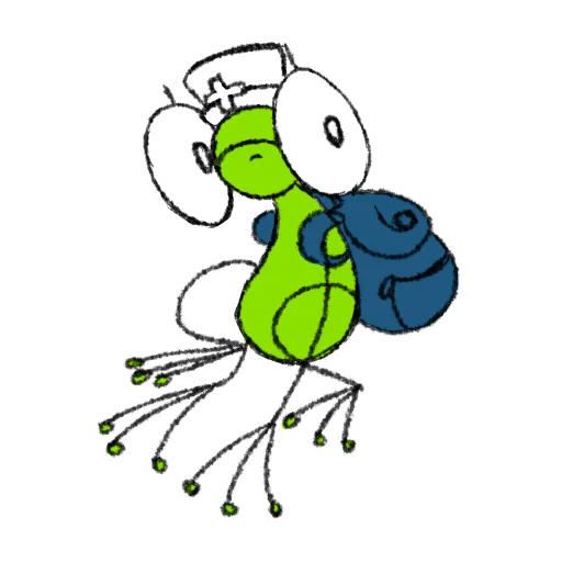 💼 Стикер «Hydrogen Frog ->» для Telegram