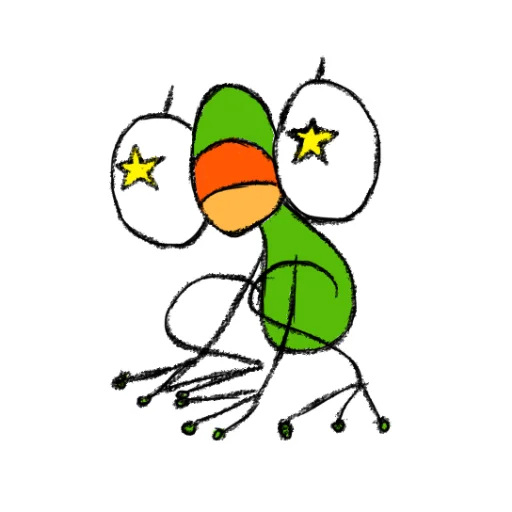 🤩 Стикер «Hydrogen Frog ->» для Telegram