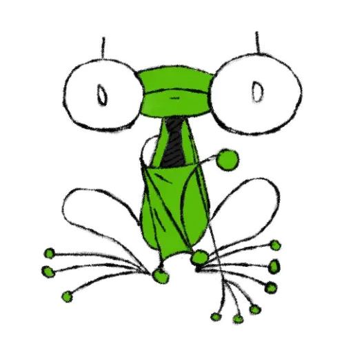 🤝 Стикер «Hydrogen Frog ->» для Telegram