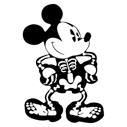 🤍 Стикер «Mickey Mouse» для Telegram