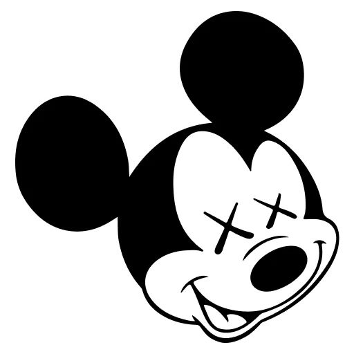 🤍 Стикер «Mickey Mouse» для Telegram