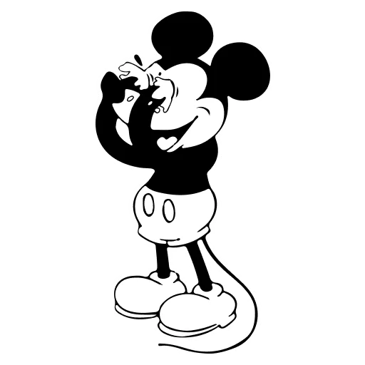 🤍 Стикер «Mickey Mouse» для Telegram