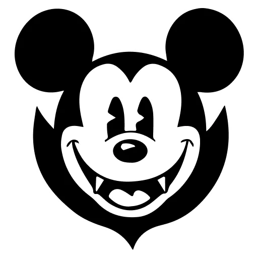🤍 Стикер «Mickey Mouse» для Telegram