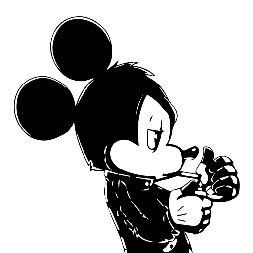 🤍 Стикер «Mickey Mouse» для Telegram