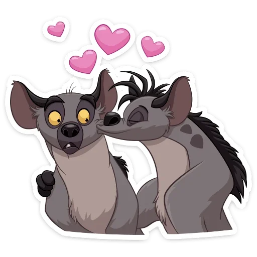 😘 Стикер «Гиены» для Telegram