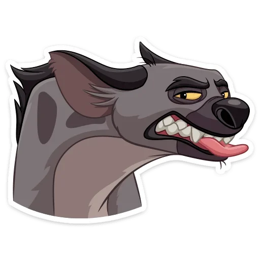 😛 Стикер «Гиены» для Telegram