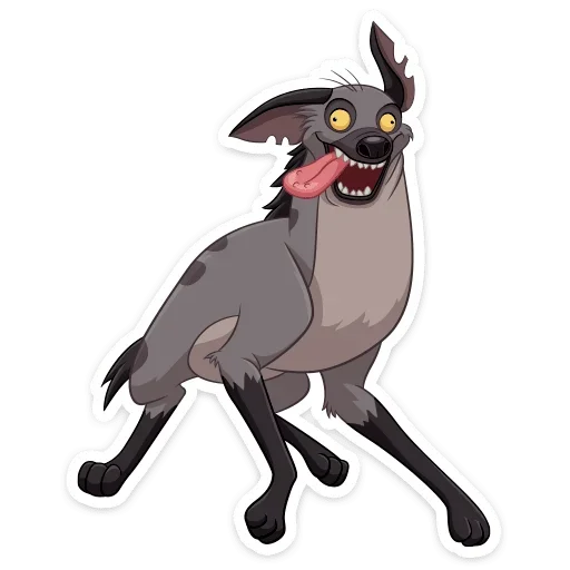 🤪 Стикер «Гиены» для Telegram