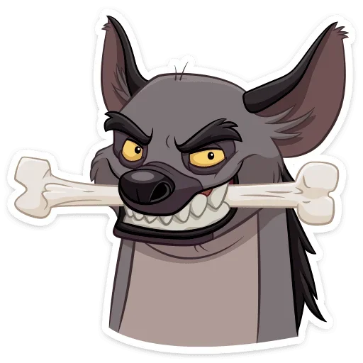 😡 Стикер «Гиены» для Telegram
