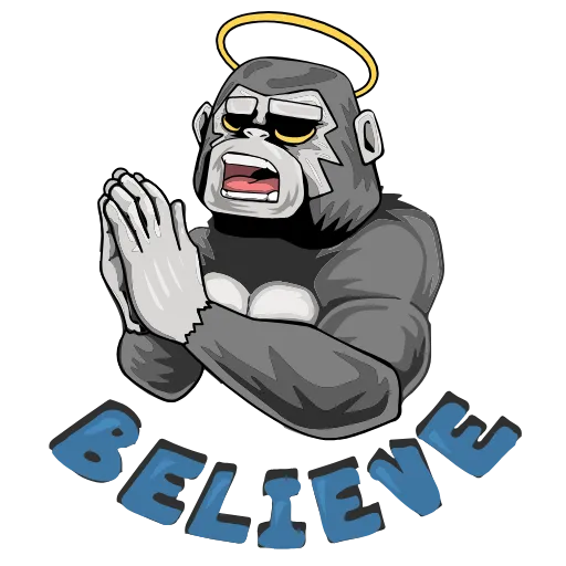 🙏 Стикер «HypeApes» для Telegram