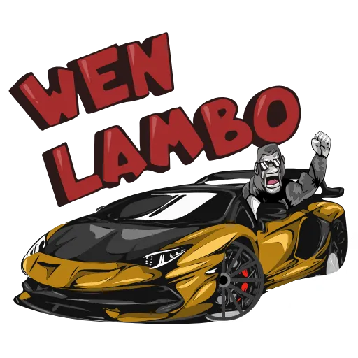 🚘 Стикер «HypeApes» для Telegram
