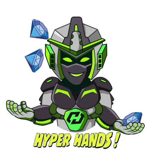 🤹‍♀️ Стикер «HyperchainX» для Telegram