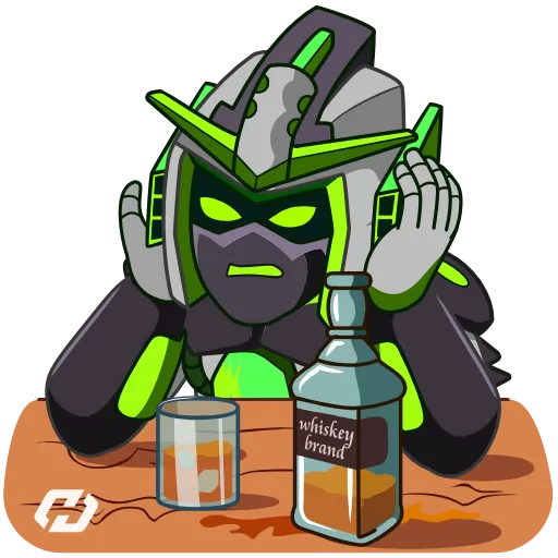 🥃 Стикер «HyperchainX» для Telegram