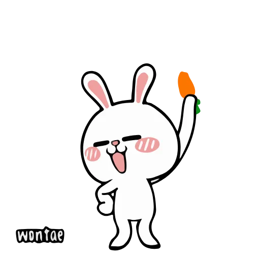 🐰 Стикер «HyperRabbit» для Telegram