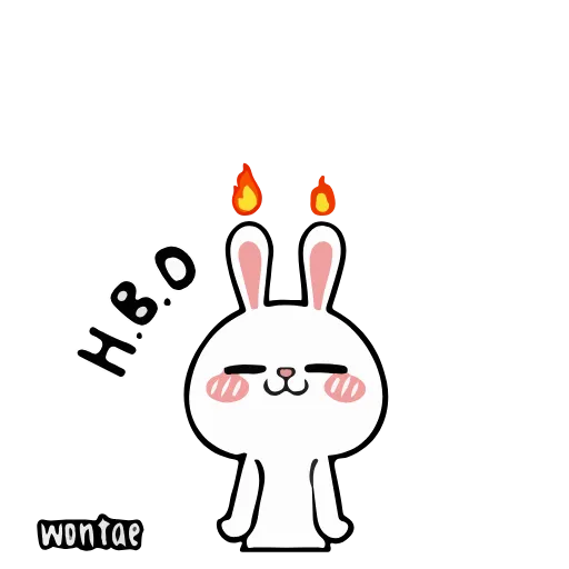 🐰 Стикер «HyperRabbit» для Telegram