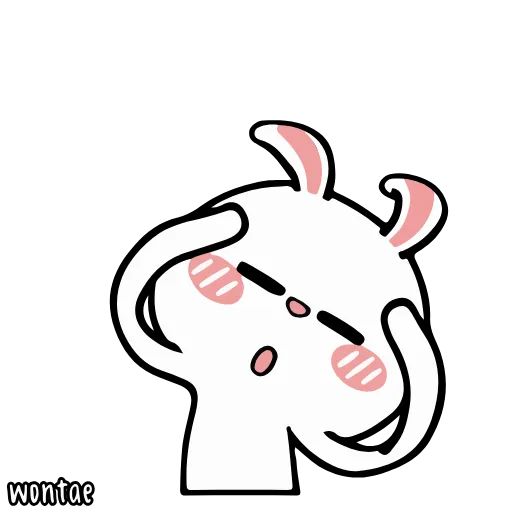 🐰 Стикер «HyperRabbit» для Telegram