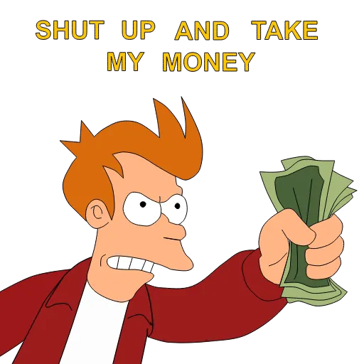 🤑 Стикер «Futurama» для Telegram