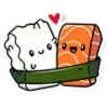 Стикер 21 I Love Sushi