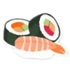 Стикер 32 I Love Sushi