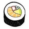 Стикер 39 I Love Sushi
