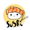 Стикер 38 I Love Sushi