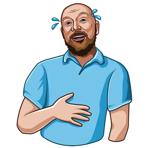 😂 Стикер «I.D.» для Telegram