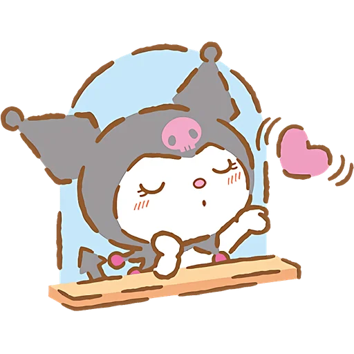 😘 Стикер «Я люблю Куроми» для Telegram