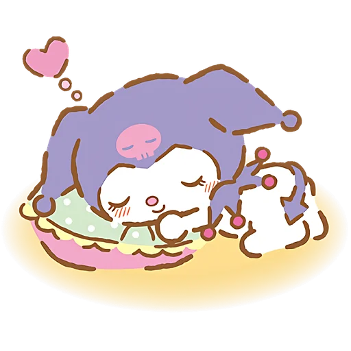 😴 Стикер «Я люблю Куроми» для Telegram