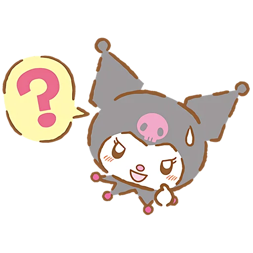 🤔 Стикер «Я люблю Куроми» для Telegram