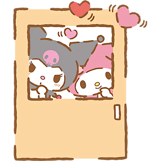 😊 Стикер «Я люблю Куроми» для Telegram