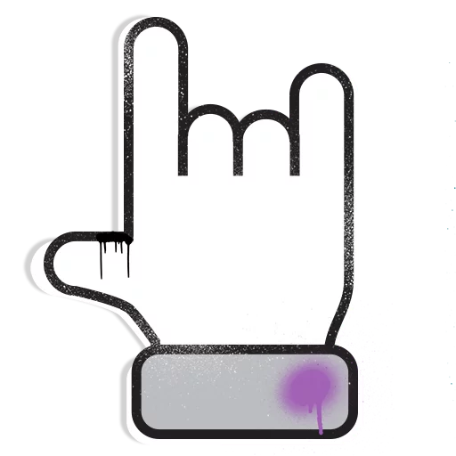 🤘 Стикер «I love Tele2» для Telegram